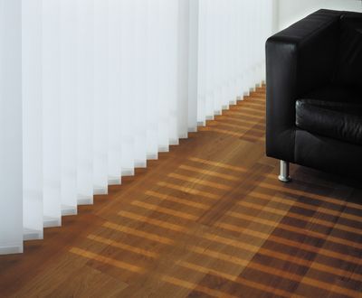 Verticale lamelgordijnsystemen, Function, Room shot
