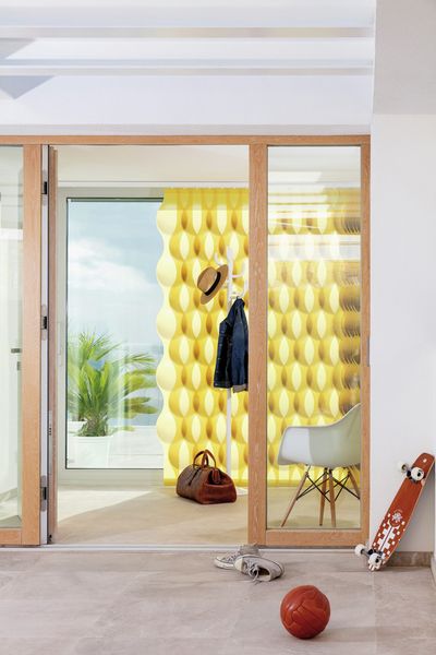 Verticale lamelgordijnsystemen, SG 2960, Multi Visio, Casa Violi, Mallorca, Spain, Vertical Waves
