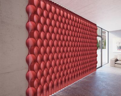 Verticale lamelgordijnsystemen, SG 2810, Multi Visio, 3D Vertical Waves